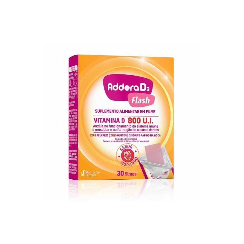 ADDERA D3 FLASH COM 30 FILMES 