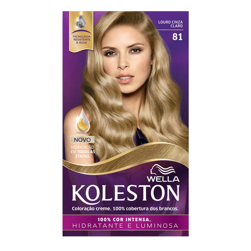 TINTURA KOLESTON LOURO CINZA CLARO 81