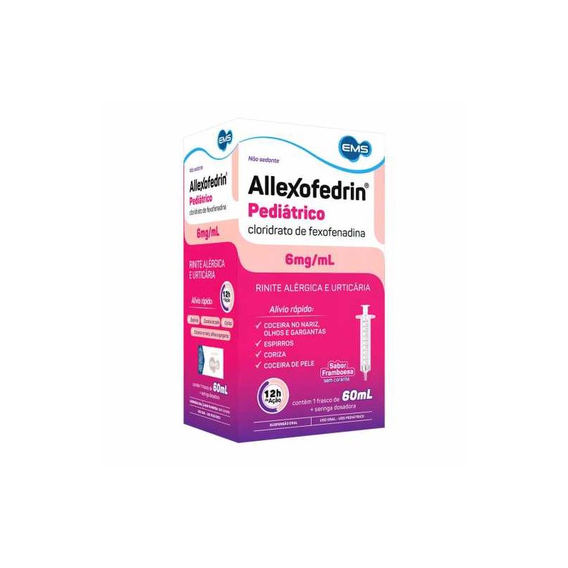 ALLEXOFEDRIN PEDIATRICO 6MG 60 ML-EMS-