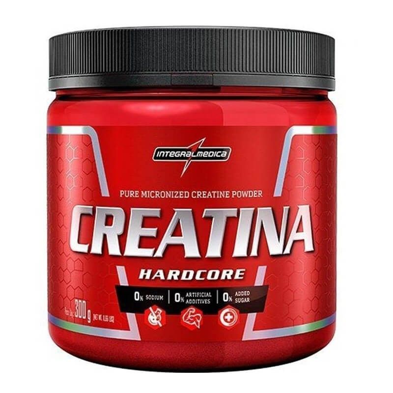 CREATINA HARDCORE INTEGRALMEDICA POTE COM 300G