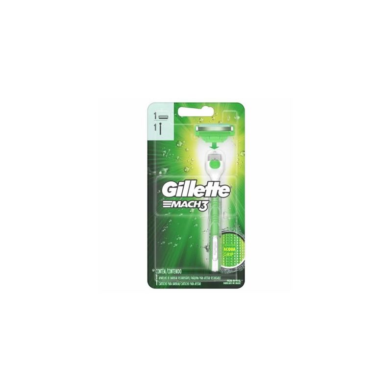 APARELHO DE BARBEAR GILLETTE MACH3 SENSITIVE 