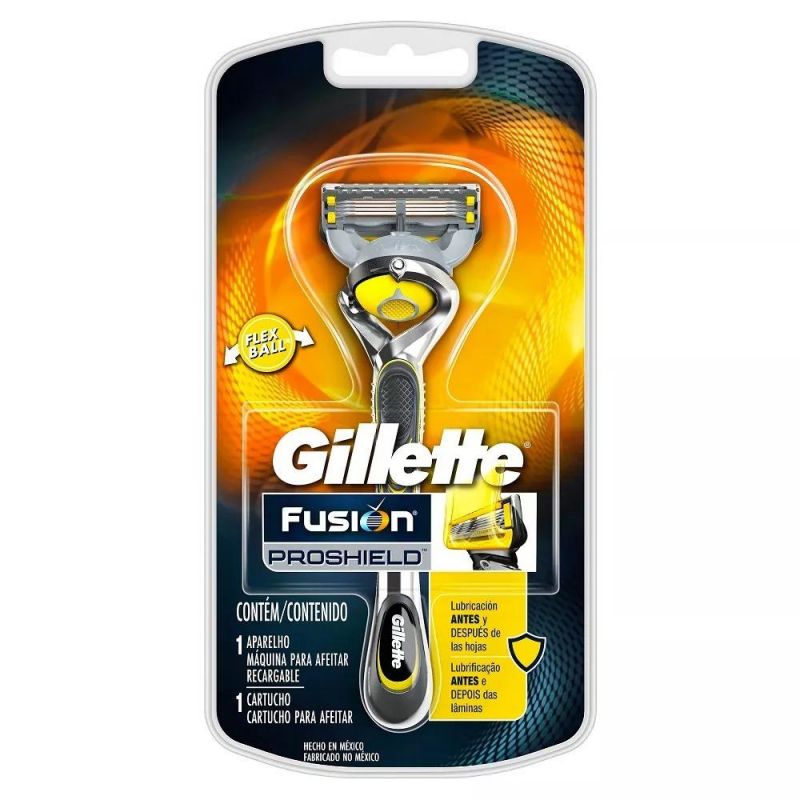 APARELHO DE BARBEAR GILLETTE FUSION PROSHIELD COM 1 UNIDADE