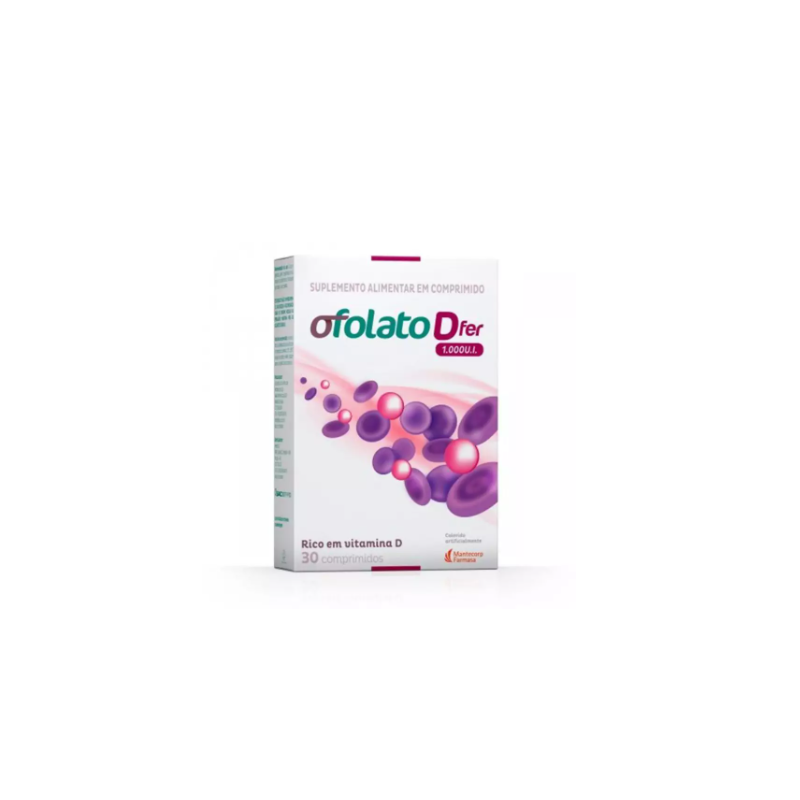 OFOLATO DFER 1000UI COM 30 COMP