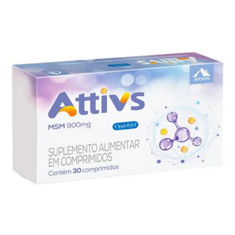 ATTIVS 900MG COM 30 COMPRIMIDOS REVESTIDOS