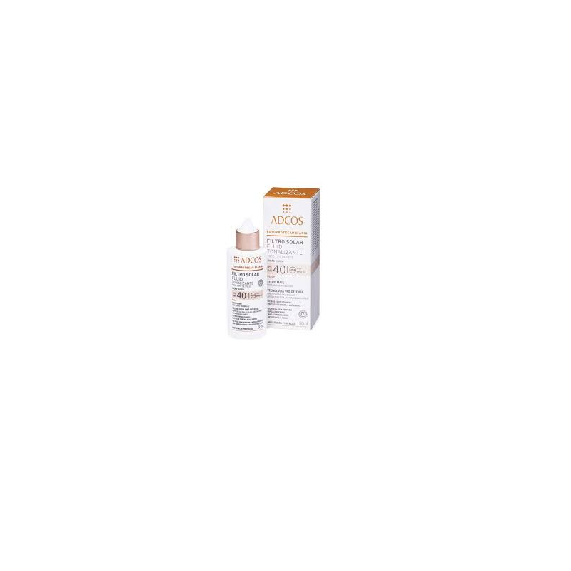 ADCOS PROTETOR SOLAR FLUID FPS40 BEGE 50ML