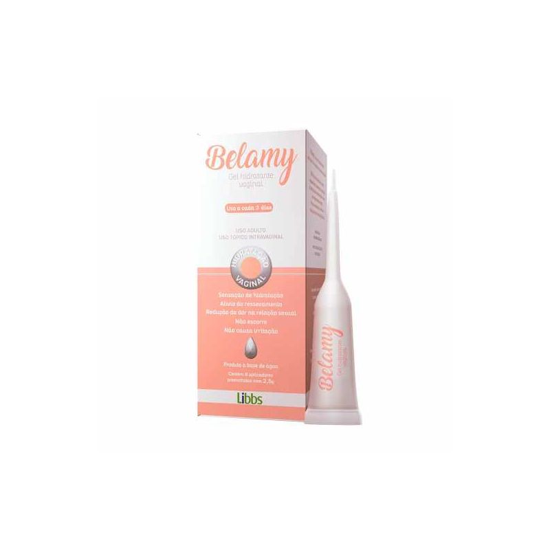 BELAMY GEL HIDRATANTE VAGINAL COM 8 APLICADORES 2,5G CADA