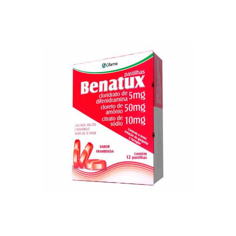 BENATUX FRAMBROESA COM 12 PASTILHAS