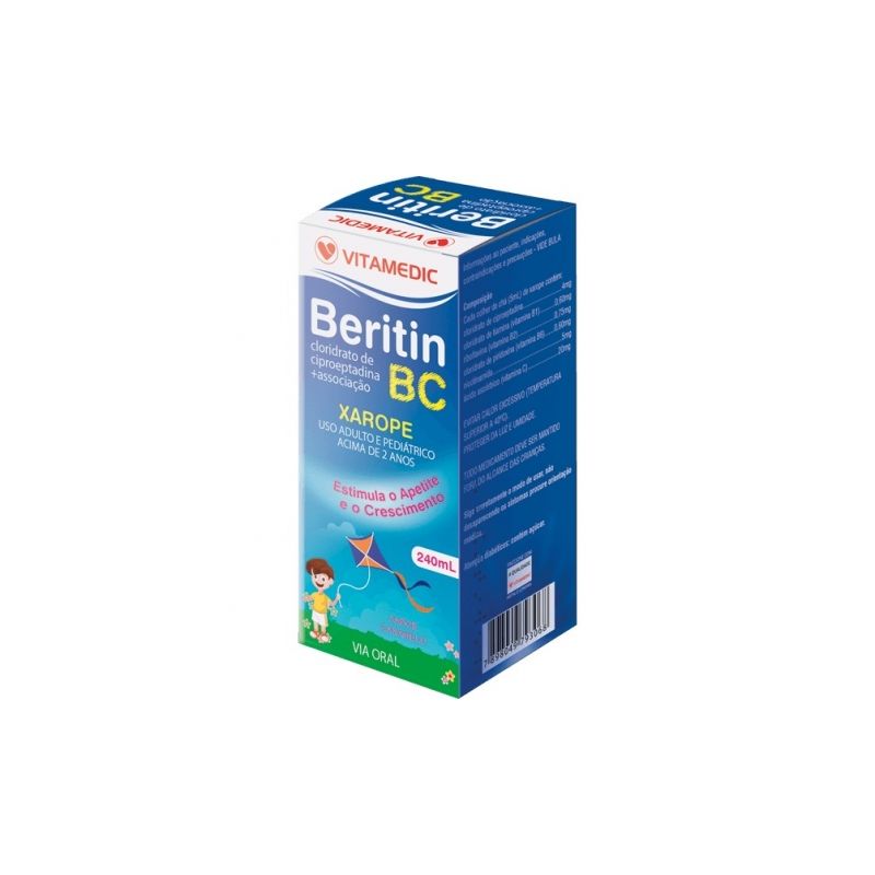 BERITIN BC 4MG/5ML COM 240ML-VITAMEDIC-GENÉRICO-