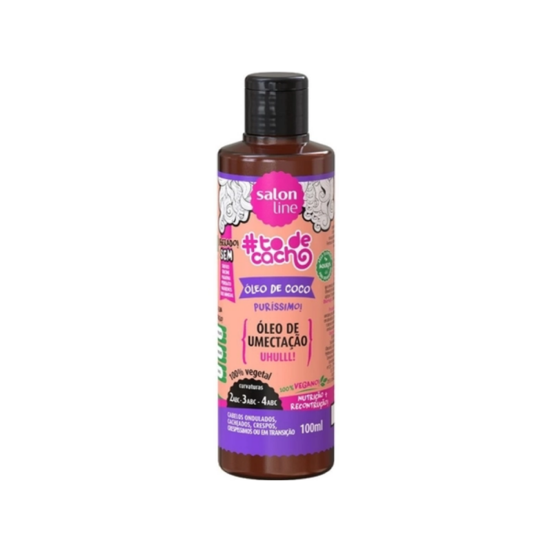 SALON LINE COCO PURÍSSIMO ÓLEO DE UMECTAÇÃO 100ML 