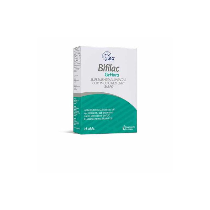 BIFILAC GEFLORA EM PÓ COM 14 STICKS