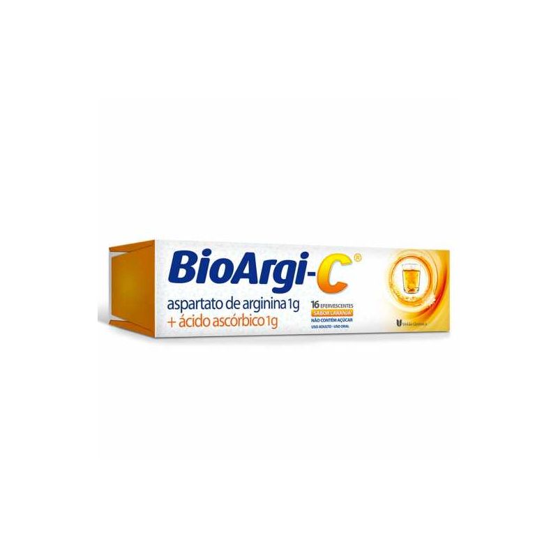 BIOARGI-C C0OM16 CÁPSULAS ENFERVESCENTES-UNIÃOQUIMICA-
