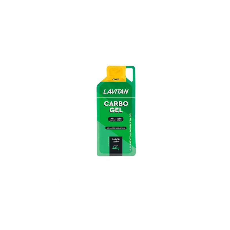 LAVITAN CARBO GEL COM 40G SABOR LIMÃO