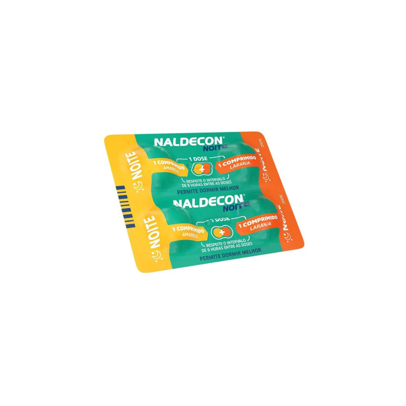 NALDECON NOITE COM 4 COMPRIMIDOS VALIDADE 03/2026