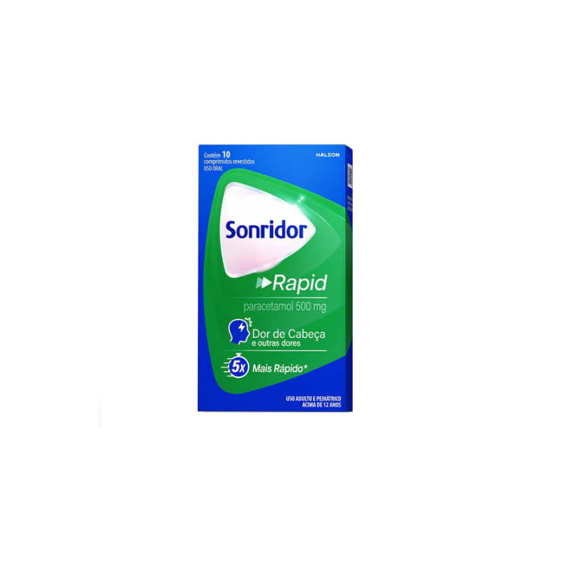SONRIDOR RAPID 500MG COM 10 COMPRIMIDOS