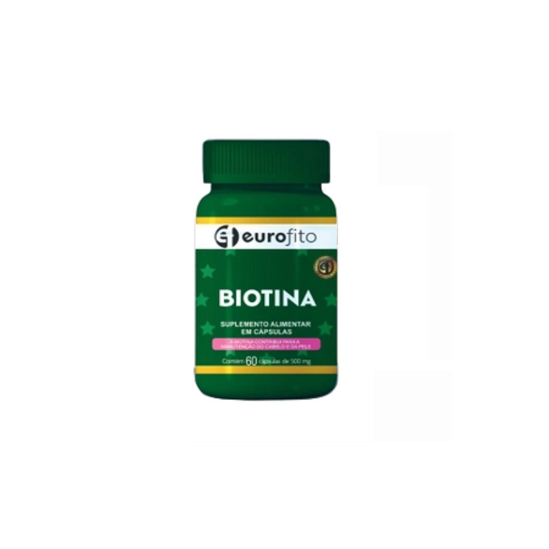 BIOTINA 500G COM 60 CAPSULAS