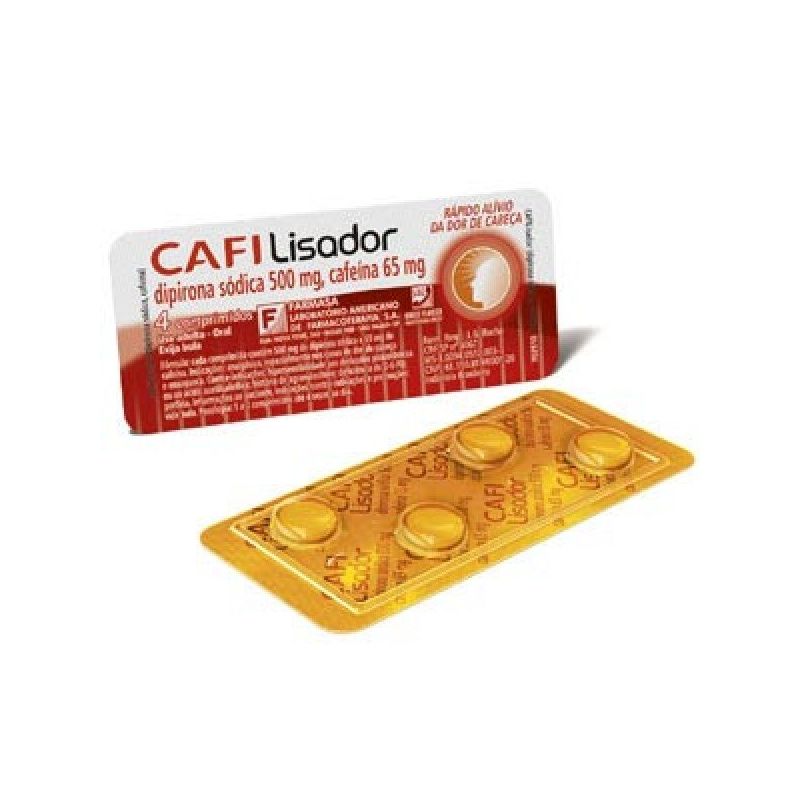 CAFILISADOR COM 4 COMPRIMIDOS 