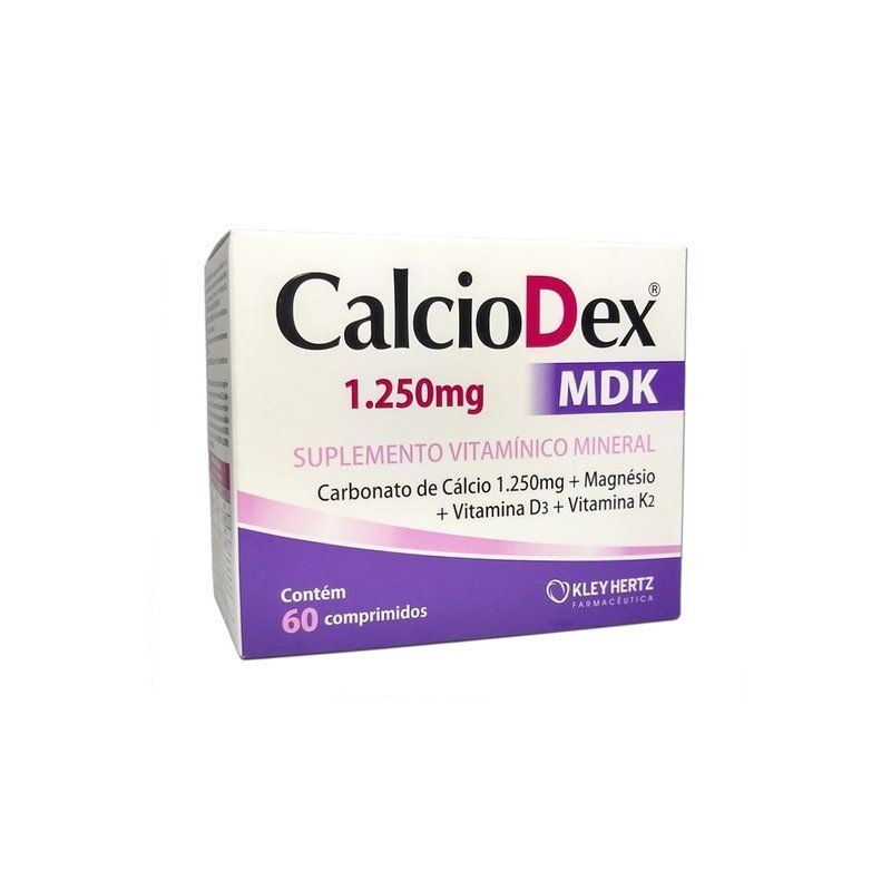 CALCIODEX MDK 1250MG COM 60 COMPRIMIDOS-KLEY HERTZ-