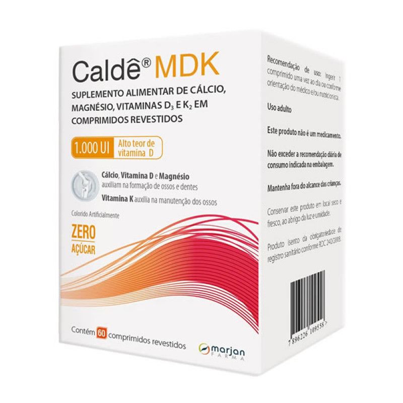 CALDÊ MDK 1000UI COM 60 COMPRIMIDOS 