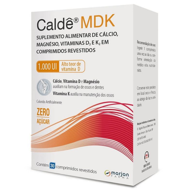 CALDÊ MDK 1.000 COM 30 COMPRIMIDOS