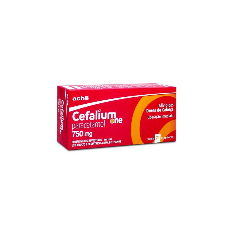 CEFALIUM ONE 750MG COM 20 COMPRIMIDOS 
