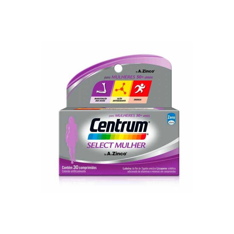 CENTRUM SELECT MULHER COM 30 COMPRIMIDOS