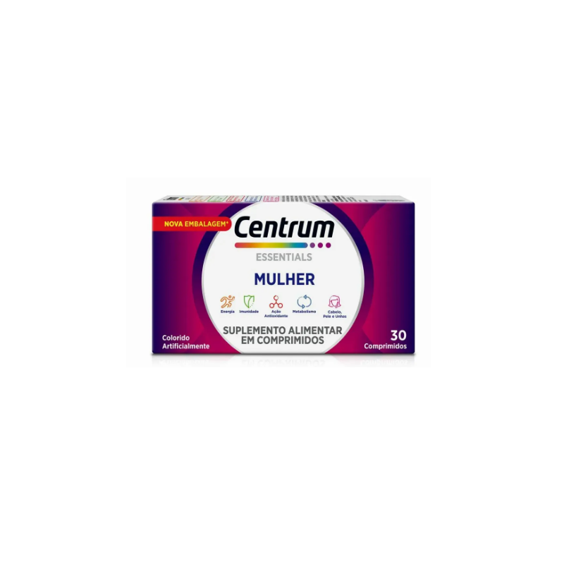 CENTRUM MULHER COM 30 COMPRIMIDOS 