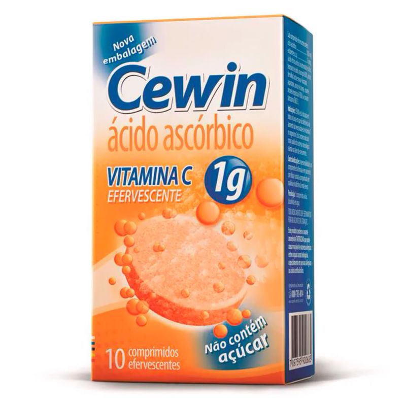 CEWIN LAR 1G COM 10 COMPRIMIDOS EFERVESCENTE
