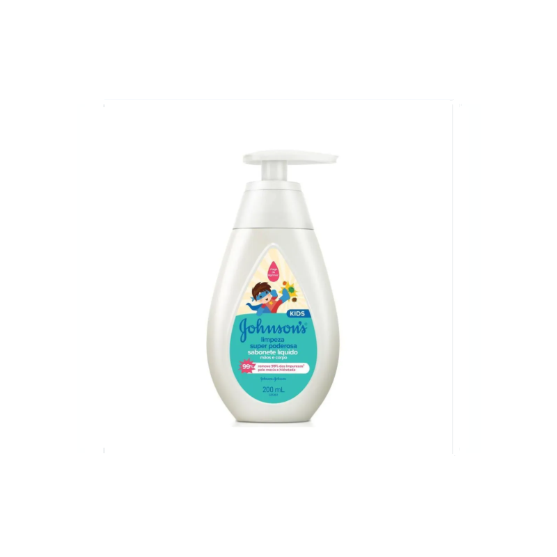 SABONETE  LIQUIDO JOHNSON BABY SUPERPODEROSA 200ML