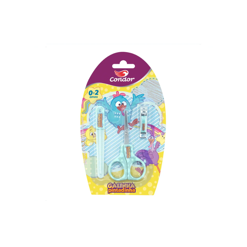 KIT CONDOR CUTELARIA GALINHA PINTADINHA
