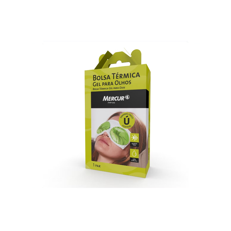 BOLSA TERMICA GEL PARA OLHOS MERCUR COM 01 PAR