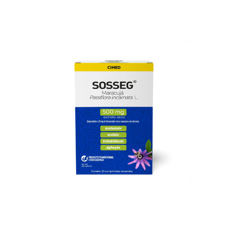SOSSEG 500MG COM 30 COMPRIMIDOS REVESTIDOS CIMED