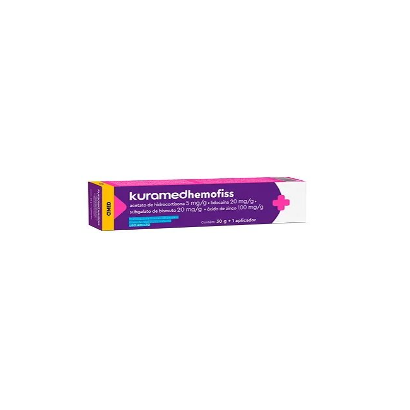 KURAMEDHEMOFISS POMADA BISNAGA 30G 1 APLICADOR