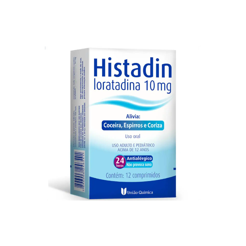 HISTADIN 10MG COM 12 COMPRIMIDOS UNIÃO QUIMICA