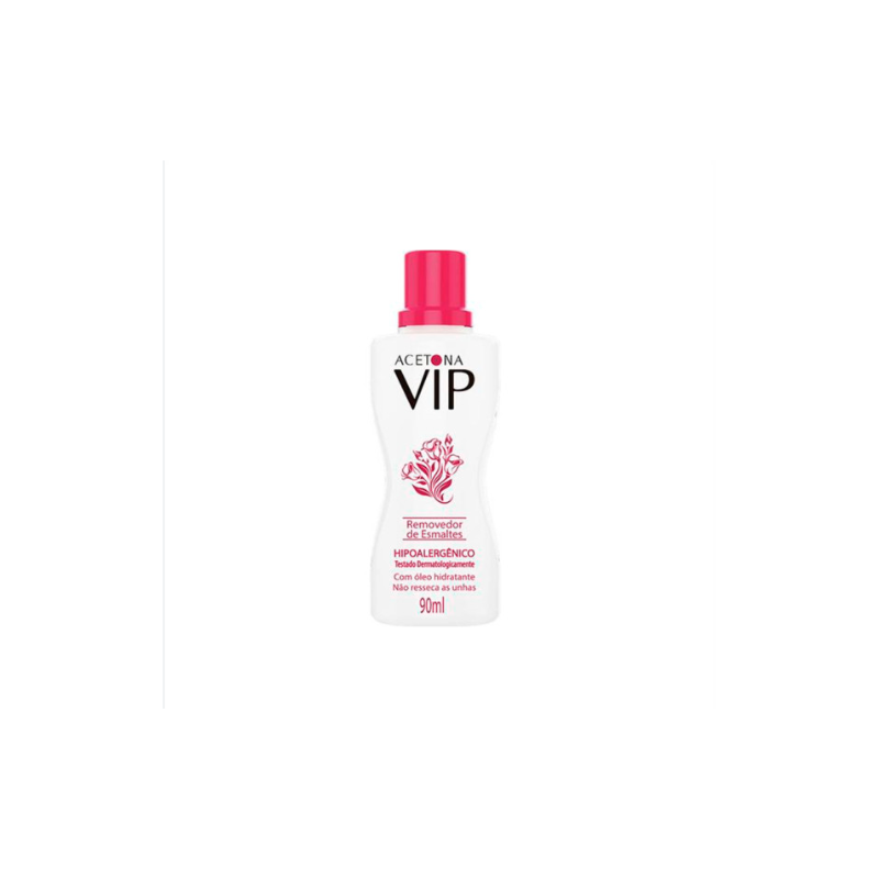 ACETONA VIP 90ML REMOVEDOR DE ESMALTE