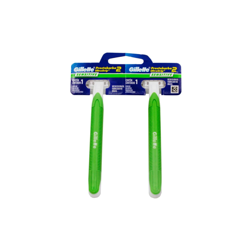 APARELHO DE BARBEAR GILLETTE PRESTOBARBA ULTRAGRIP 3 COM 2