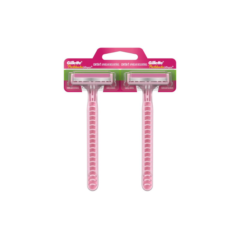 APARELHO PRESTOBARBA  ULTRAGRIP COM 2  FEMININO