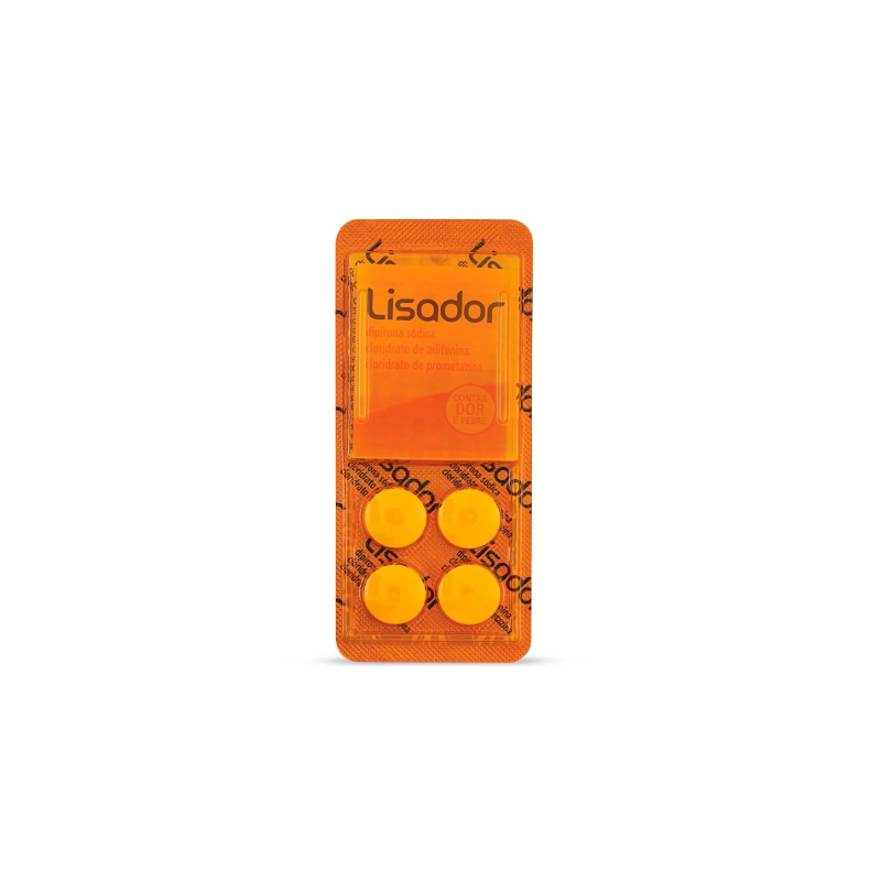 LISADOR COM 4 COMPRIMIDOS-FARMASA-