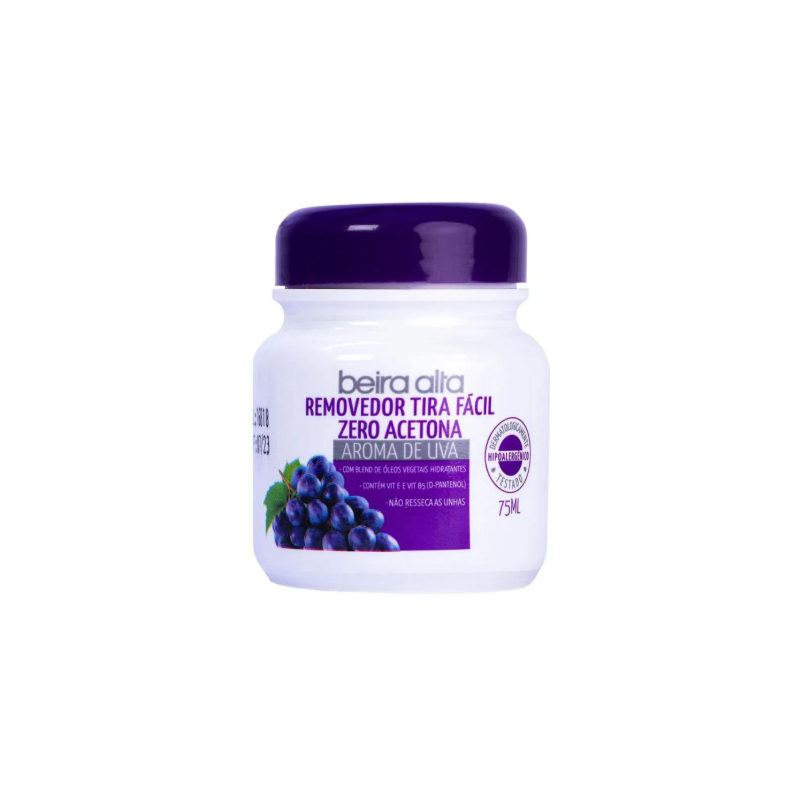 REMOVEDOR ESMALTE BEIRA ALTA  ZERO UVA 75ML