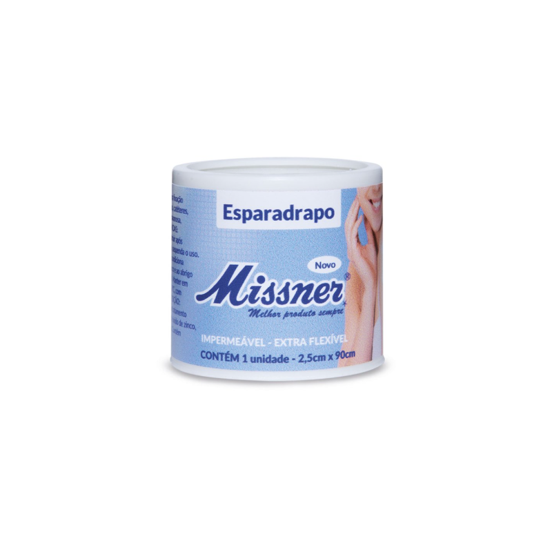 ESPARADRAPO MISSNER  2.5X0.90 UNID BRANCO