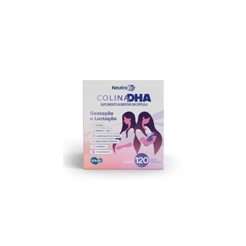 NEUTROFER COLINA DHA COM 120 CAPSULAS 