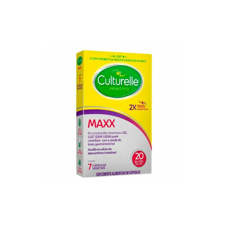 CULTURELLE PROBIOTICO MAX COM 7 CÁPSULAS VEGETAIS maxx capsula x7