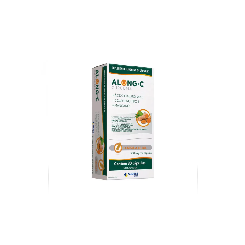 ALONG-C CURCUMA COM 30 CAPSULAS 
