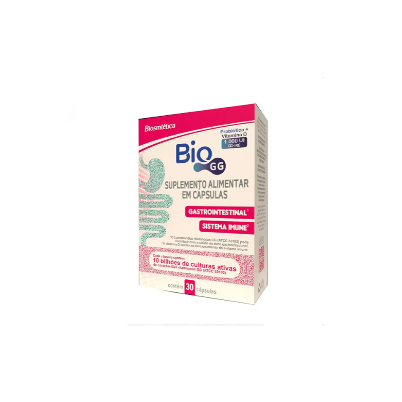 BIO GG SUPLEMENTO ALIMENTAR COM 30 CAPSULAS VALIDADE 03/2026
