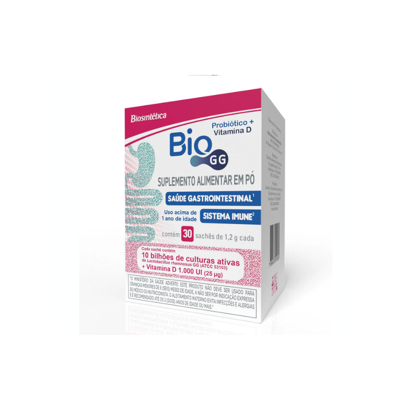 BIO GG SUPLEMENTO ALIMENTAR COM 30 SACHES DE 1,2G 