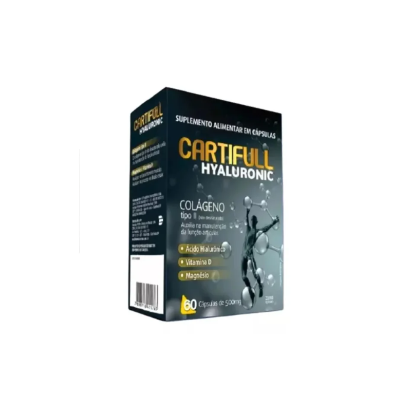 CARTIFULL HYALURONIC 500MG COM 60 CAPSULAS