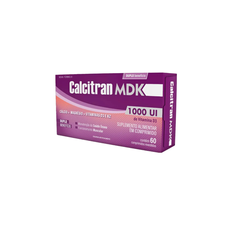 CALCITRAN MDK 100 UI COM 60 COMPRIMIDOS