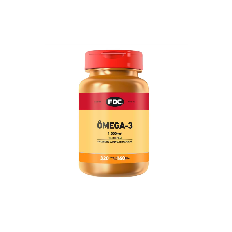 OMEGA 3 1000MG COM 320 CÁPSULAS -FDC-