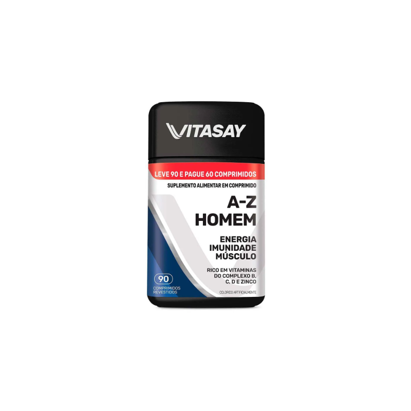 VITASAY50+ A-Z HOMEM COM 30 COMPRIMIDOS - VALIDADE 08/2026
