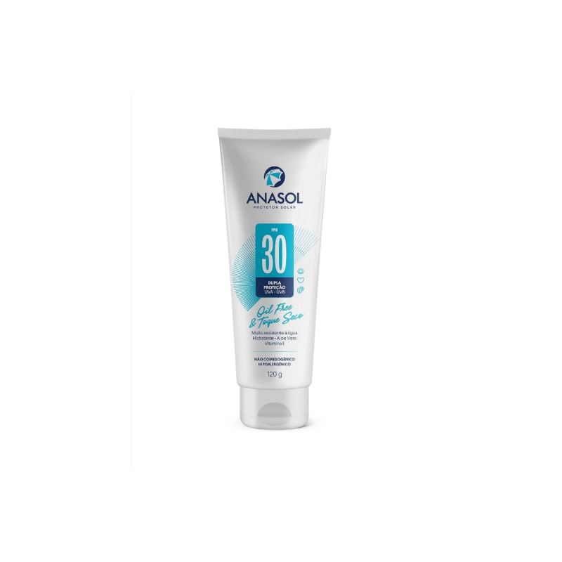 PROTETOR SOLAR ANASOL FPS30 LOCAO COM 120 GRAMAS