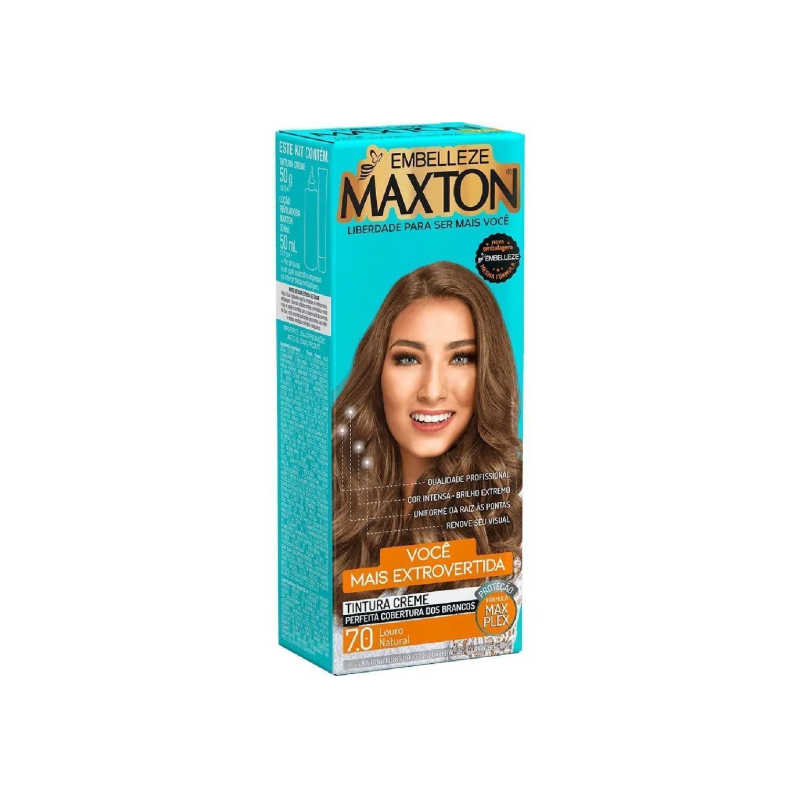 TINTURA MAXTON 7.0 LOURO NATURAL